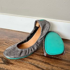 Slate Gray Croc Tieks